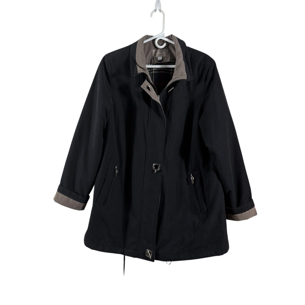 Croft & Barrow Black and Tan Coat